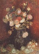Vincent Van Gogh Vase wtih Asters and Phlox (nn04) USA oil painting reproduction